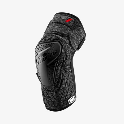 100% [90210-052-12] Surpass Knee Guards Large Gray/Black
