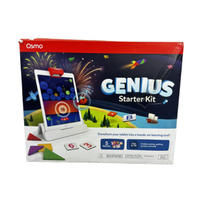 Osmo Genius Start Kit für iPad (6-10 Jahre) Pädagogisch Lernen Mathematik, Rechtschreibung