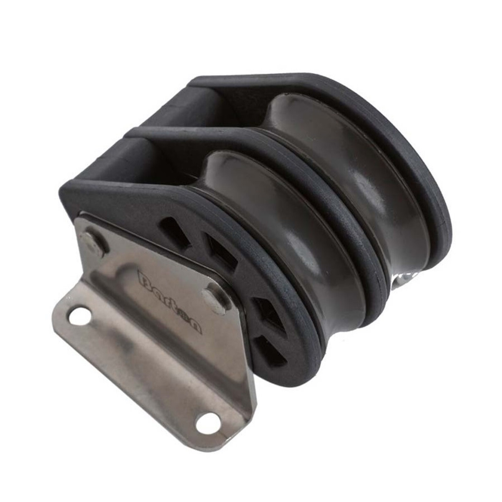 Barton Marine Size 2 Double Upright Block - 35mm - Plain bearing - N02250