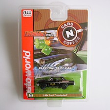 AUTO WORLD, 1964 Ford Thunderbolt, AW Thunderjet Ultra-G, HO Slot Car, Black