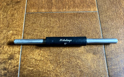 Mitutoyo 167-146 Micrometer Standard Calibration Bar, 6" Length, .31" Dia.
