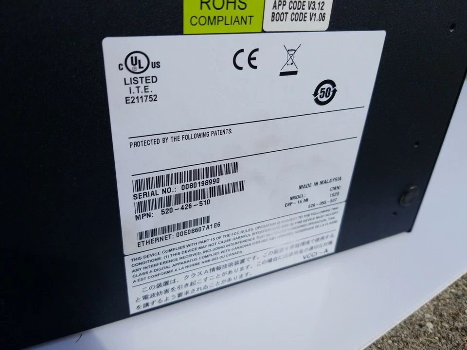 Avocent ESP-16 Mi 16 PORT 10/100 Serial Hub - Image 2 of 3