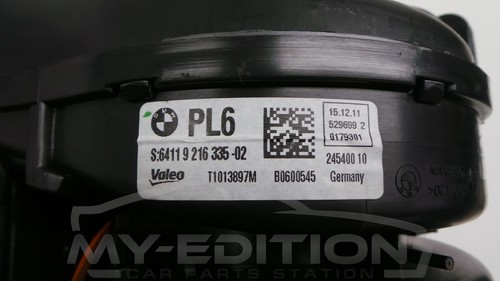 BMW F07 Gt F10 F11 F01 F02 Blower Motor Fan Rear Area Rear Heater Rear - Picture 5 of 7