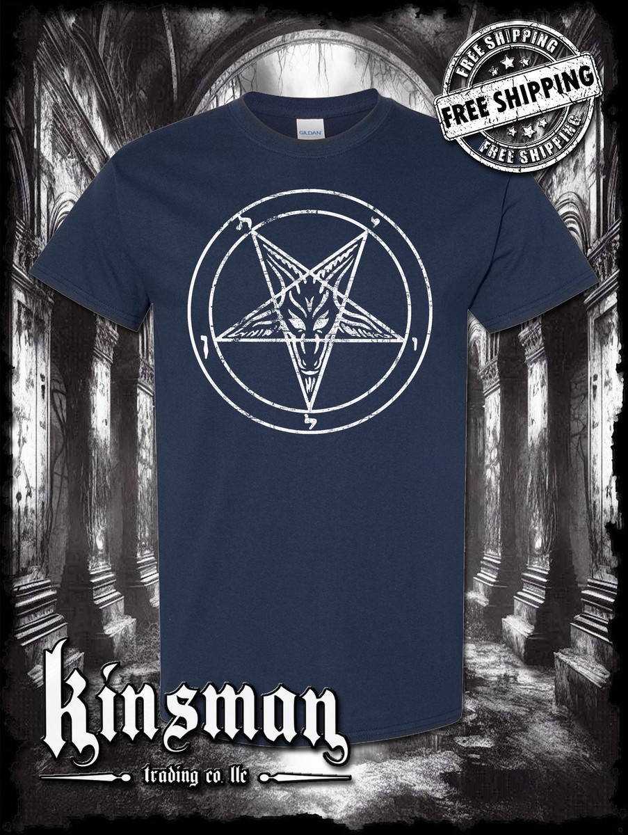 Juggler Baphomet Shrt, Pentagram Occult Shrt, Baphomet 666 Shrt, Devl Grunge Hoode, Goth