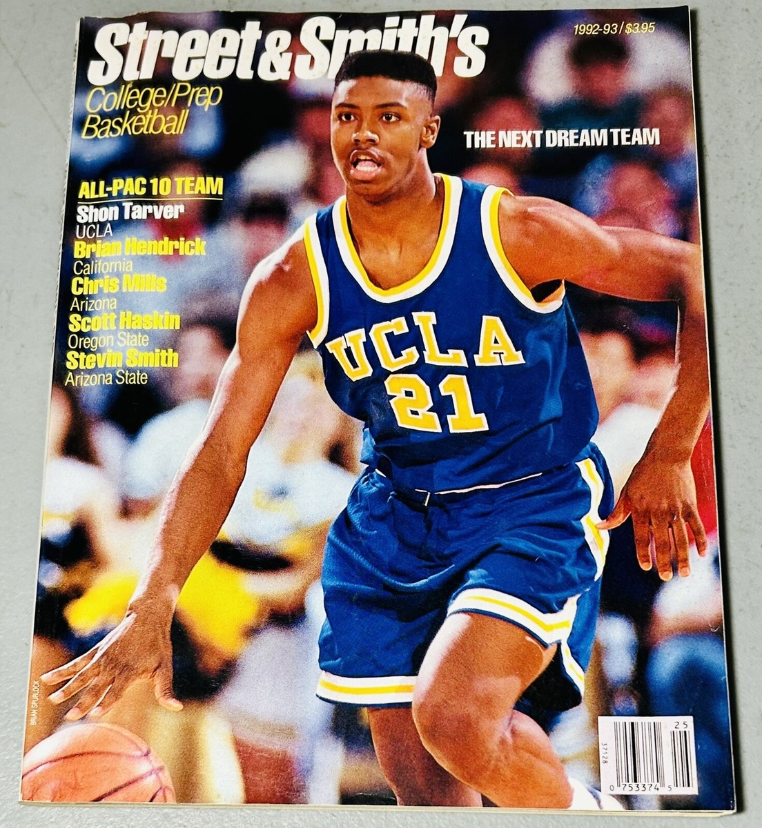 1992-93 Street & Smiths College Basketball Prep Magazine Penny
