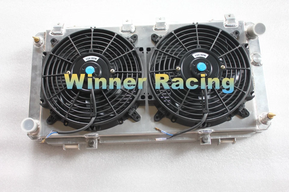 Подходит для Toyota MR 2 Mark I AW11 1,6 16 В 1984-1990 алюминиевый радиатор + вентилятор плащаница + вентилятор - Изображение 2 из 4