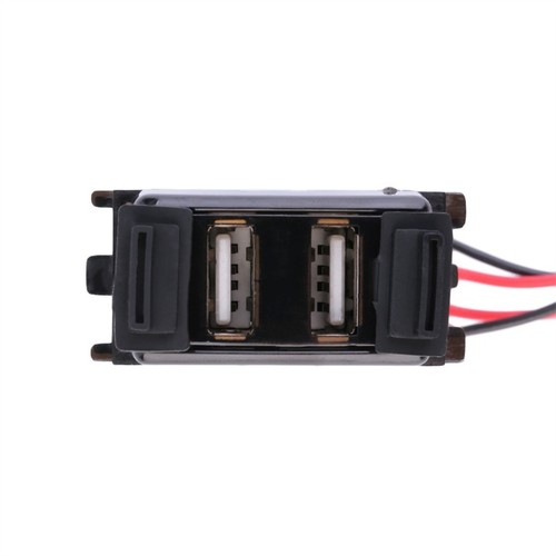 2 USB AUX Ports Factory Dashboard Fast Charger 5V 1.2A 2.1A for Nissan CAR E5 - Picture 3 of 8