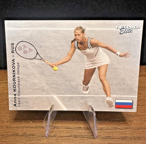 Anna Kournikova #FB-1 2003 NetPro Elite Event Flashback card