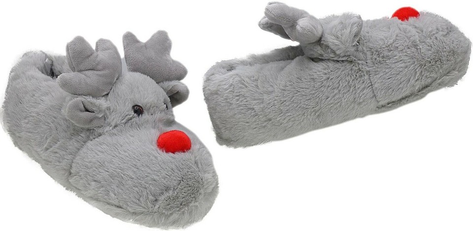2025 Hausschuhe Weihnachten Herren Damen Weiche Plüsch