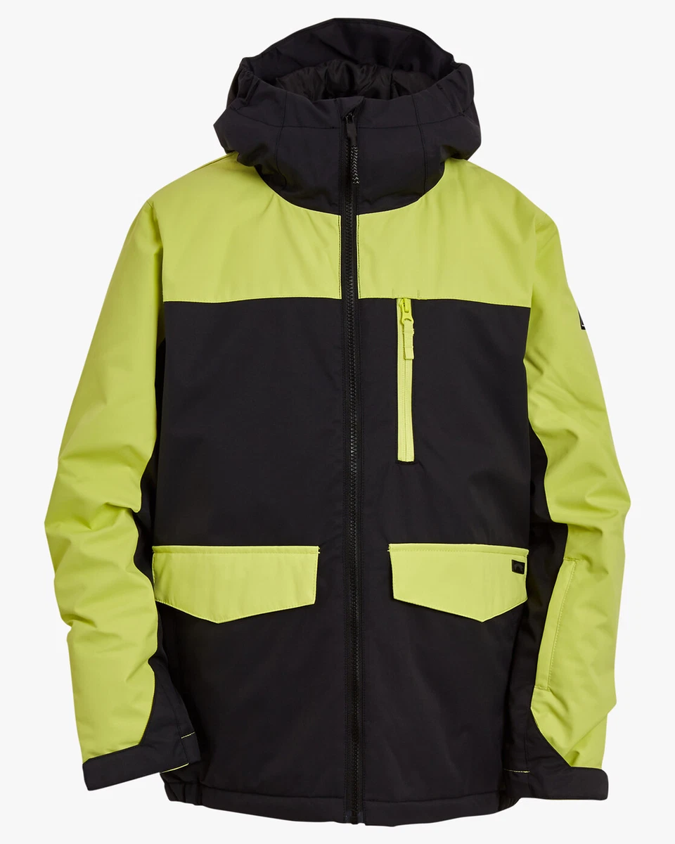 Billabong Youth Boys All Day Snow Jacket Lime New eBay