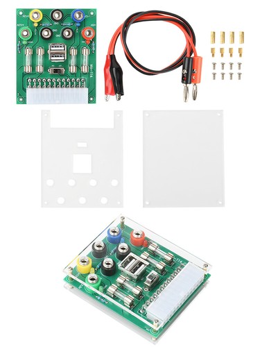 24/20-pin ATX Computer PC Power Supply Breakout Board Adapter Extension Module - Afbeelding 16 van 18