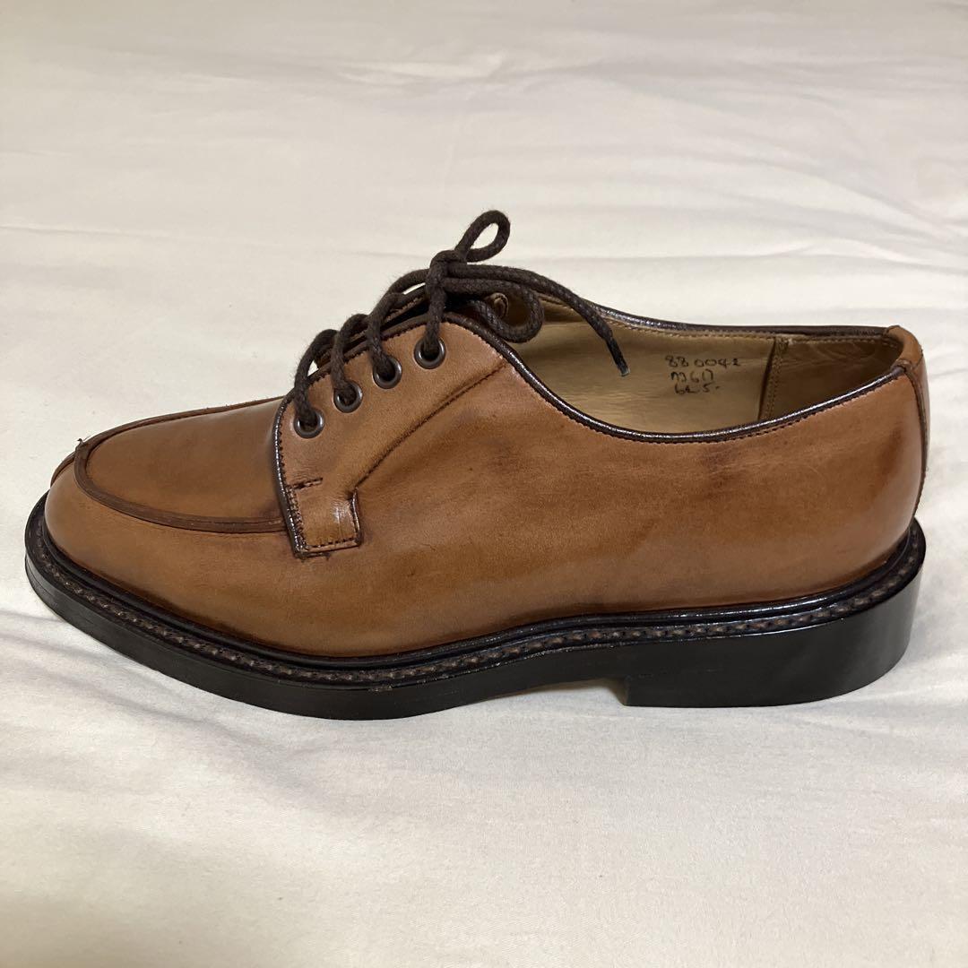 Men 7.5US Tricker's M3617 6Half U Chip Leather Handmade Men 7.5US Tricker's M3617 6Half U Chip Leather Handmade