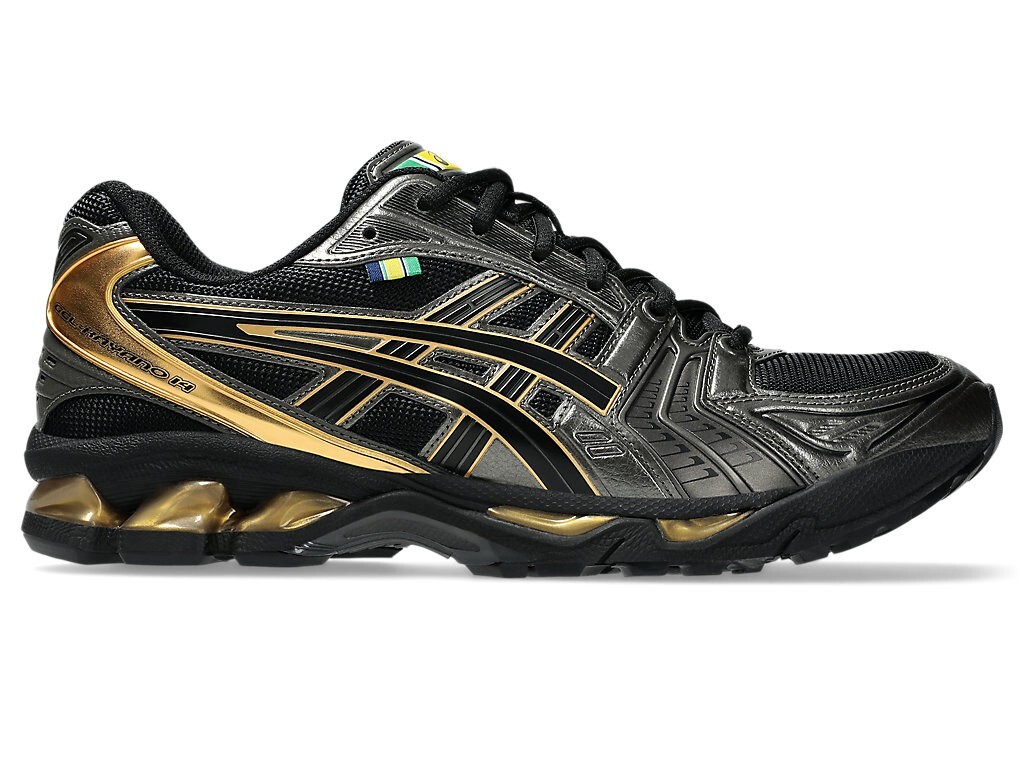 Ayrton Senna × Asics Gel-Kayano 14 Black Pure Gold 1203A860-001