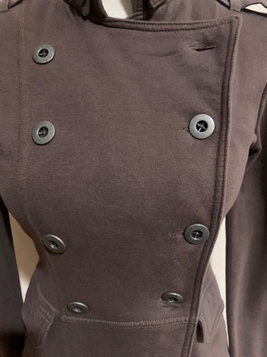 CONVERSE ONE STAR Womens Size S Military Style Jacket Blazer Buttons Pocket Look - Foto 11 di 22