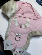 Kurhatic Pink Trapper Hat/LG Material 100% Polyester, 100% Faux Fur, Filler 100%
