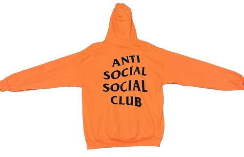 NEW AW22 Anti social social Club Kaburosai orange Hoodie XL 100