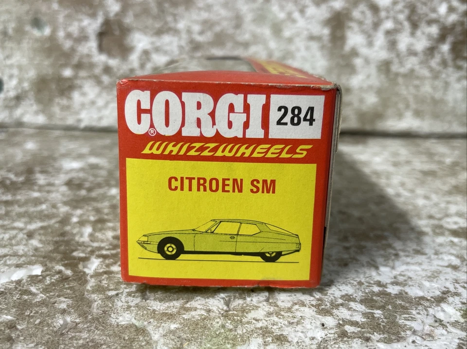 Corgi Toys 284 green CITROEN SM whizzwheels w BOX check my other items LOOK - Image 2 of 4