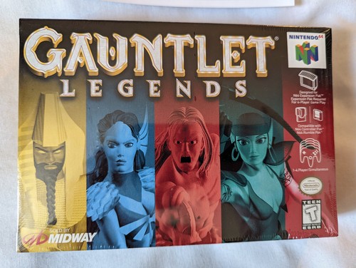 Gauntlet Legends Nintendo 64 N64 Brand New Sealed CiB Complete w/ box protector - Picture 1 of 22