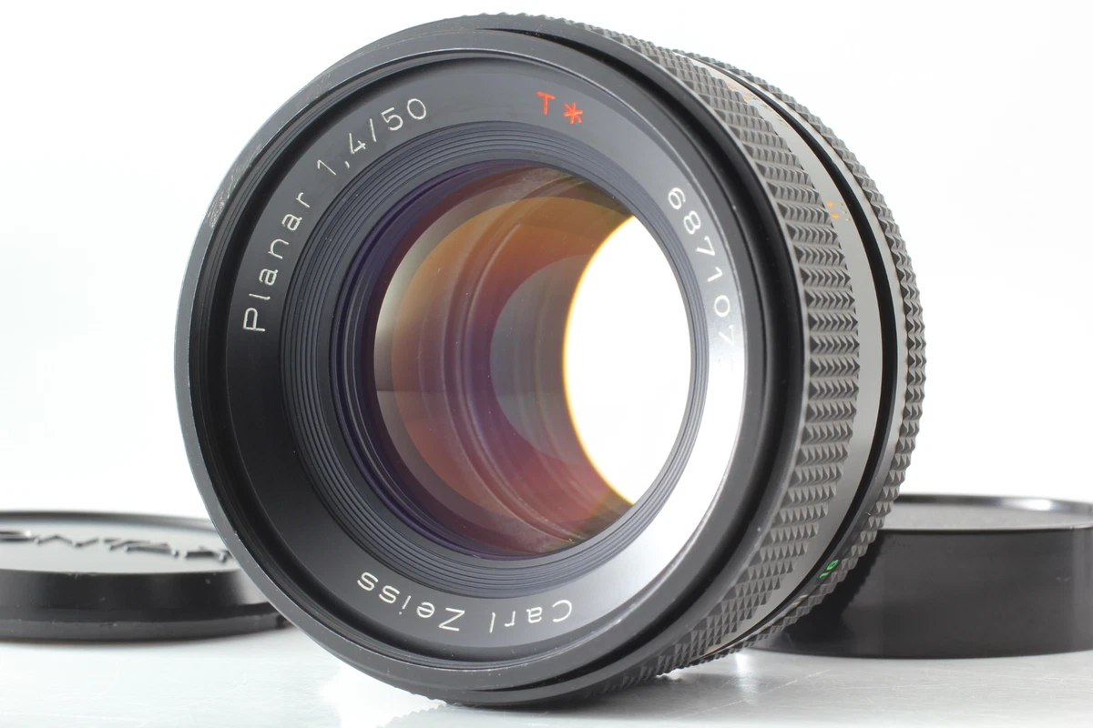 【MINT w/ cap】 Contax Carl Zeiss Planar T* 50mm f1.4 MMJ Lens CY Mount From JAPAN