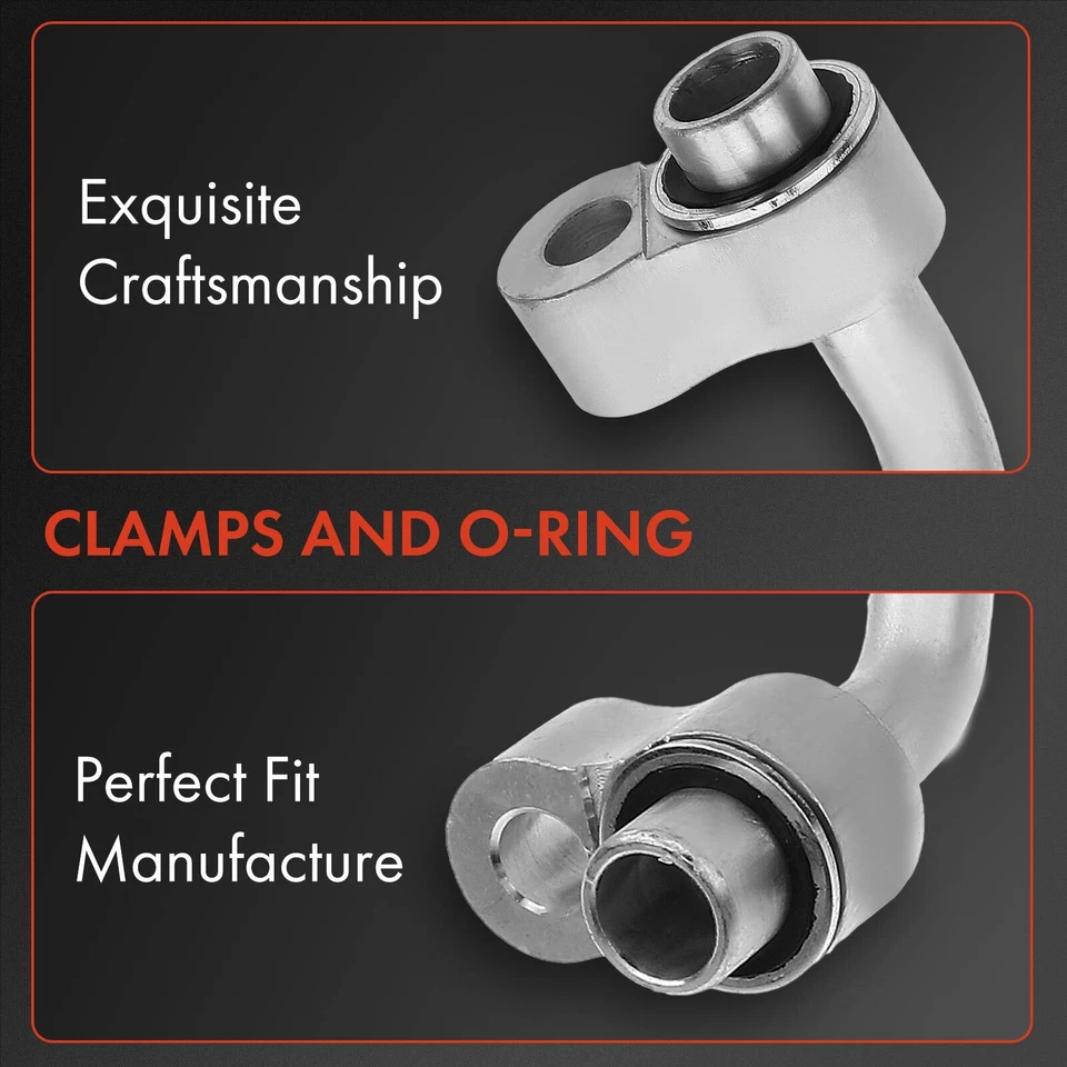 Разрядная линия для Jeep Wrangler 2012-2017 V6 3,6 л компрессор DOHC в конденсатор - Изображение 3 из 4