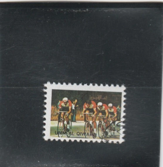 Timbre Émirats Arabes Unis 1972 Ras Al Khaima JO Allemagne - MNH Doré équestre