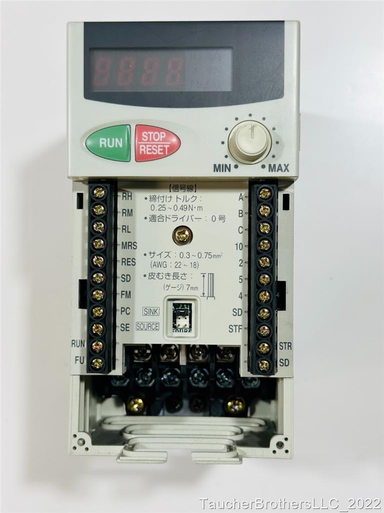 Mitsubishi FR-E520-0.4K Inverter Drive FREQROL-E500 | eBay Mitsubishi FR-E520-0.4K Inverter Drive FREQROL-E500 | eBay