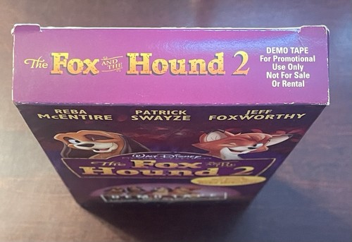 Fox and the Hound 2 VHS Rare Screener Demo Disney 2006 Tested Works - Picture 7 of 7