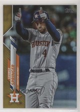 2020 Topps Jumbo Pack Exclusive Gold Foil George Springer #330 9o3