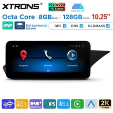 XTRONS 10.25" Android 14 Car Stereo 8G+128G GPS Sat Nav CarPlay MERCEDES W212 S212R