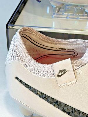 Nike Tiempo Legend 7 Elite SG-Pro- White/Metallic Silver - Size