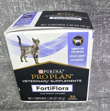Purina FortiFlora For Cats Probiotic 30 Sachets Pro Plan Veterinary Supplement
