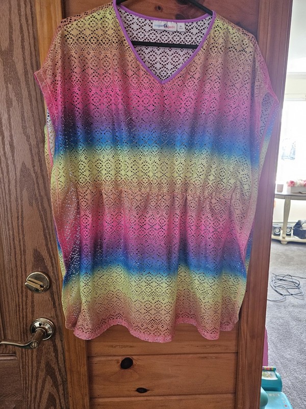 GIRLS SWIM WEAR COVER UP SIZE XL