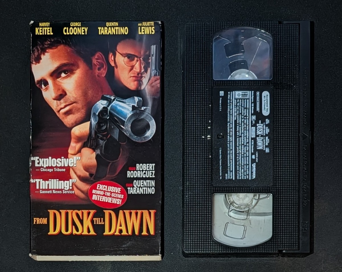 From Dusk Till Dawn (VHS, 1996, Bonus Footage) George Clooney Non