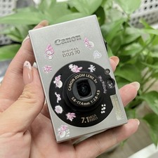 Canon IXUS 70 Silver 7.1MP 3X Optical Zoom CCD Vintage Digital Camera - English