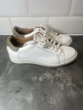 Next Signature Collection Chunky White Leather Trainers Size 6