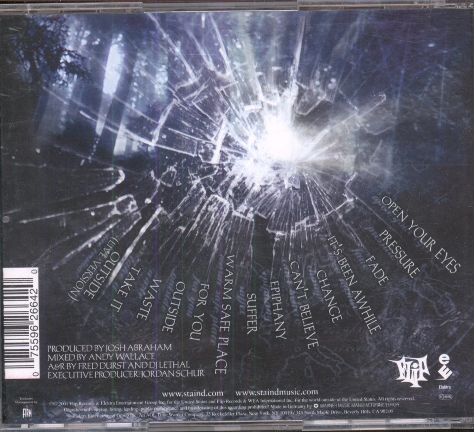 Staind Break the Cycle CD Europe Elektra 2001 CD. Has info sticker on front - Bild 2 von 2