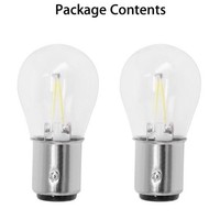 2Pcs 1157 BAY15D 12V LED GlüHbirne RüCklicht Blinker Bremslicht Weiß
