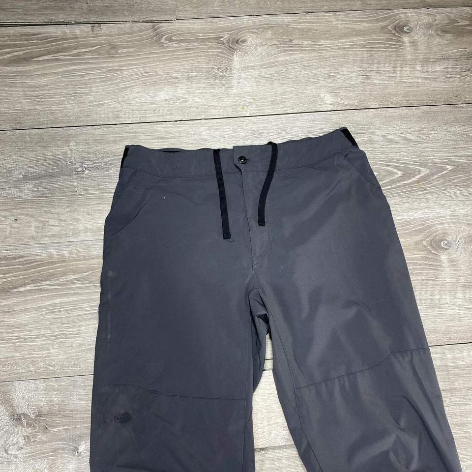 The North Face Pants Mens 34 Long Gray Softshell Hiking Stretch Drawstring Trail - Image 2 of 4