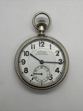 Rare Hamilton 23J 950E Elinvar Railroad Pocket Watch Hamilton Display Case Runs