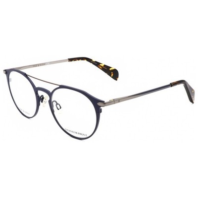 Rag & Bone Men's 50 mm Matte Blue Opticals RNB7013-FLL-50