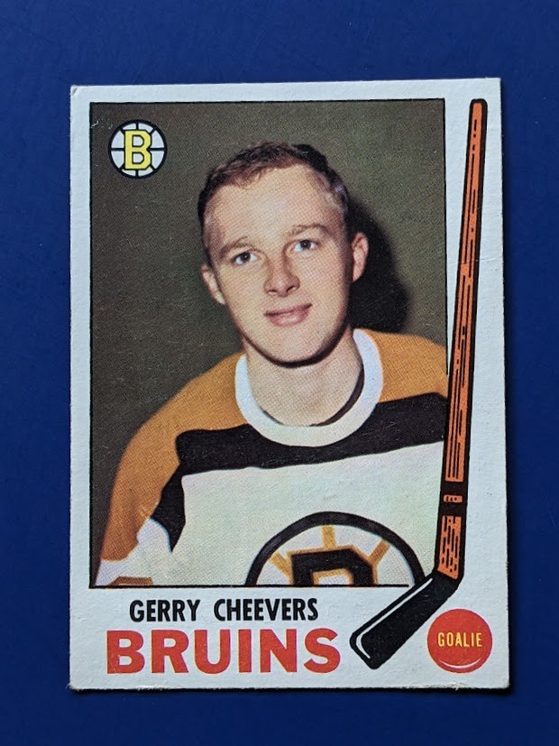 Gerry Cheevers #22 Hockey Cards 1969 Topps trading card — raw and PSA graded price guide