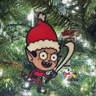 5 Pcs Evil Elf Christmas Tree Ornaments –Creepy, Fun & Playful Holiday Decor Set