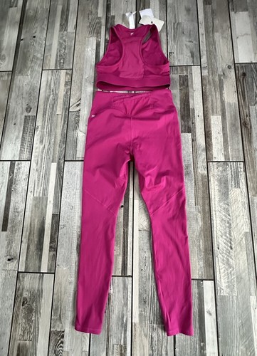 Fabletics 2 Piece Set Trinity High Waisted Leggings And Trinity High Impact Bra - Picture 8 of 11