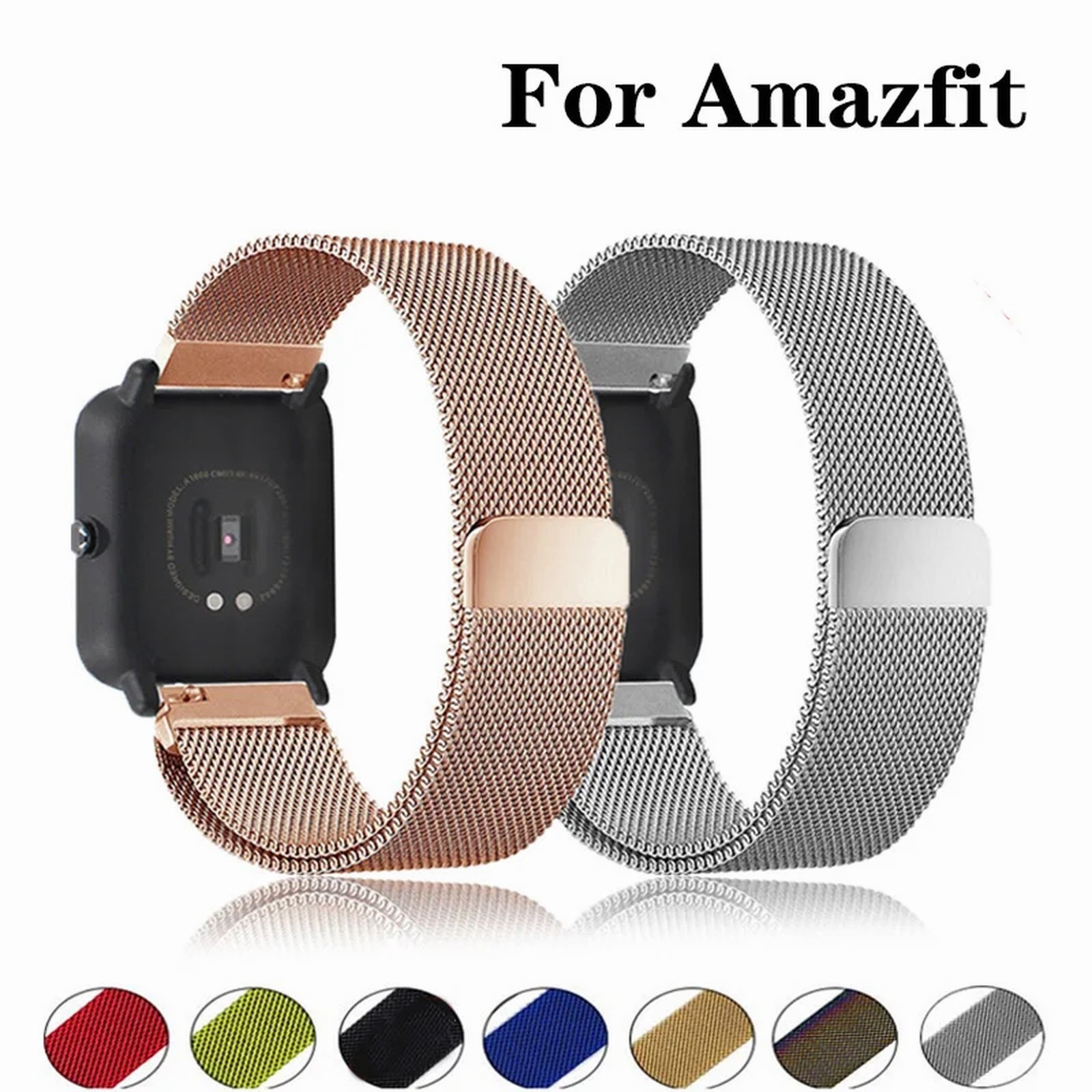 0&period;79 in 0&period;87 in Milanese Loop Band for GTS4 2 2e 3&comma; GTS2&comma; GTR 47&comma; GTR2 4 3 Pro