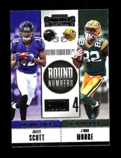 2018 Contenders Round Numbers #RNA-SM Jaleel Scott J'Mon Moore RC QTY