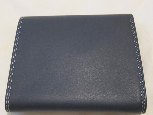 Portafoglio portamonete MYWALIT DuoFold - blu scuro multicolore - SPEDIZIONE GRATUITA - Foto 8 di 9