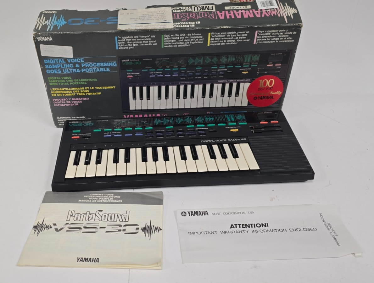 Yamaha VSS-30 Keyboard - Black for sale online | eBay