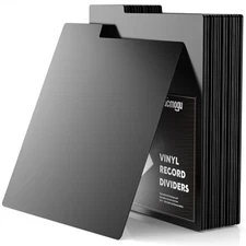 Facmogu 20PCS Vinyl Record Dividers, Heavy Duty 12" LP Record Dividers, 33 RP...