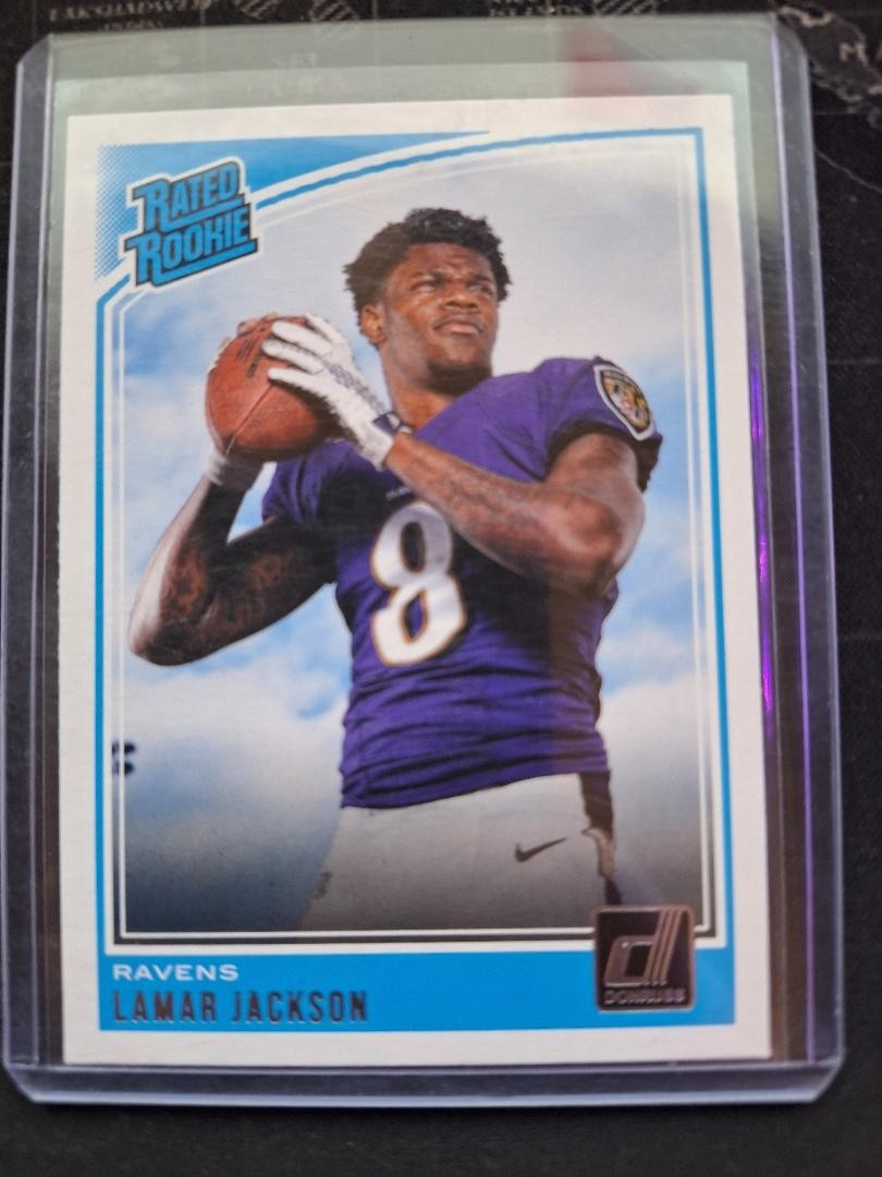2018 Panini Donruss - Rated Rookie Lamar Jackson #317 (RC)