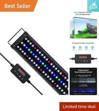 Full-Spectrum LED Aquarium Light, 21W with Timer for 30 to 36 Inch Aquariums